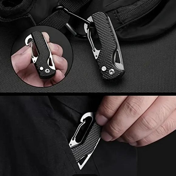 Small multi function cutter tool, keychain box package opener seatbelt emergency - Picture 12 of 12